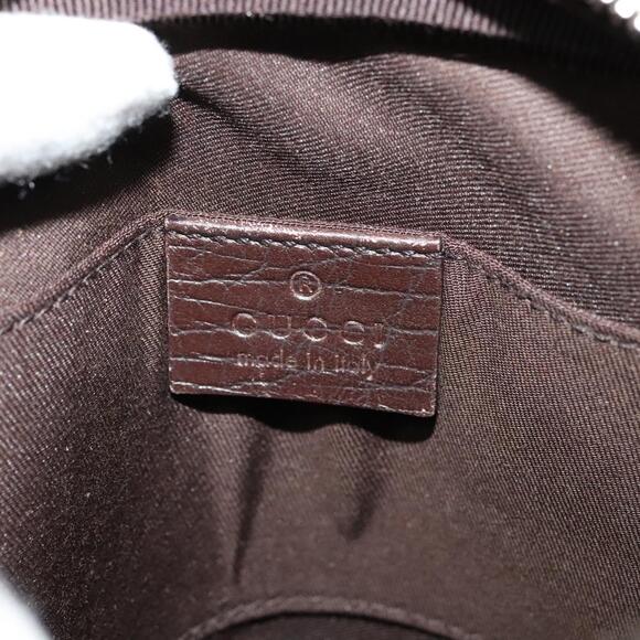 GUCCI GG Supreme Shoulder Bag Pvc Beige Silver - Picture 14 of 16